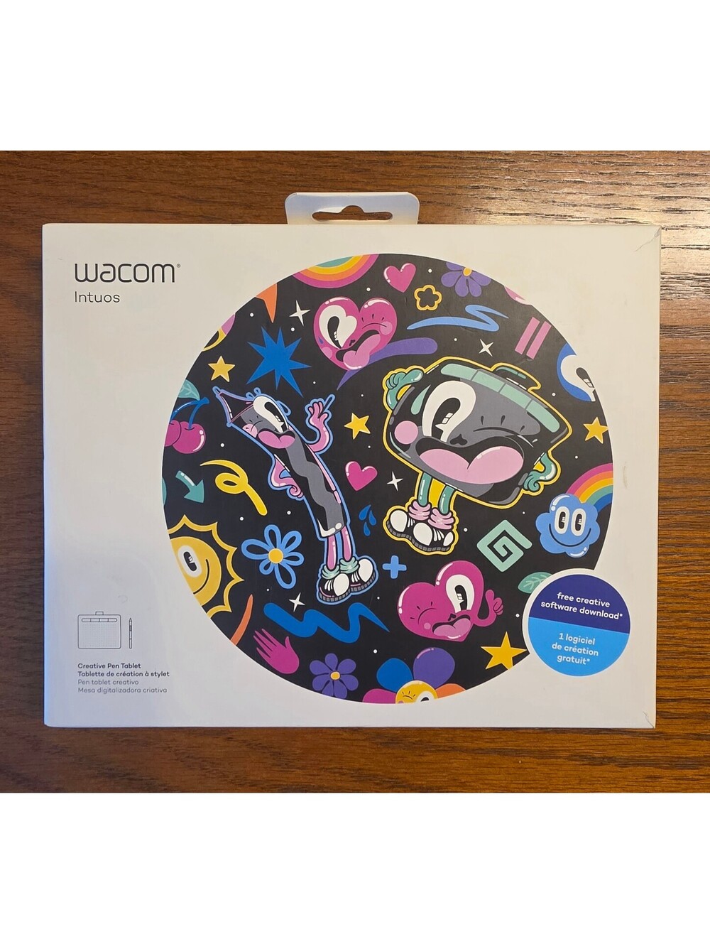 Wacom Intuos Small CTL-4100 Creative Pen Drawing Tablet w/ Pen Cable Box